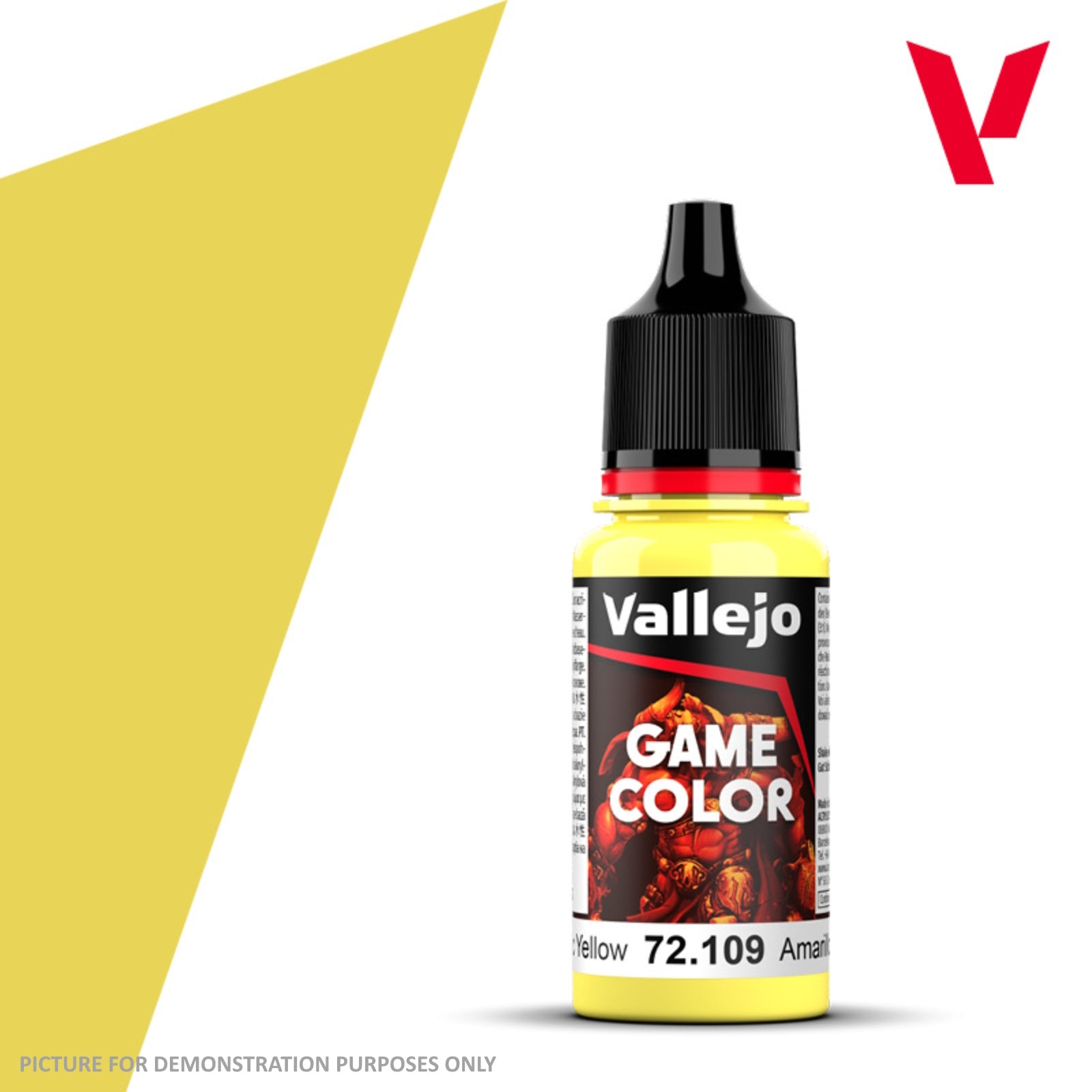 Vallejo Game Colour - 72.109 Toxic Yellow 18ml